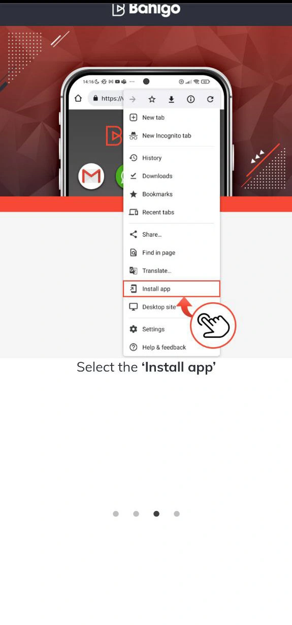 Smartphone-optimierte Version von Bahigo Casino