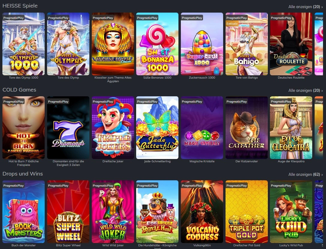 Spielanbieter für Slots im Bahigo Casino
